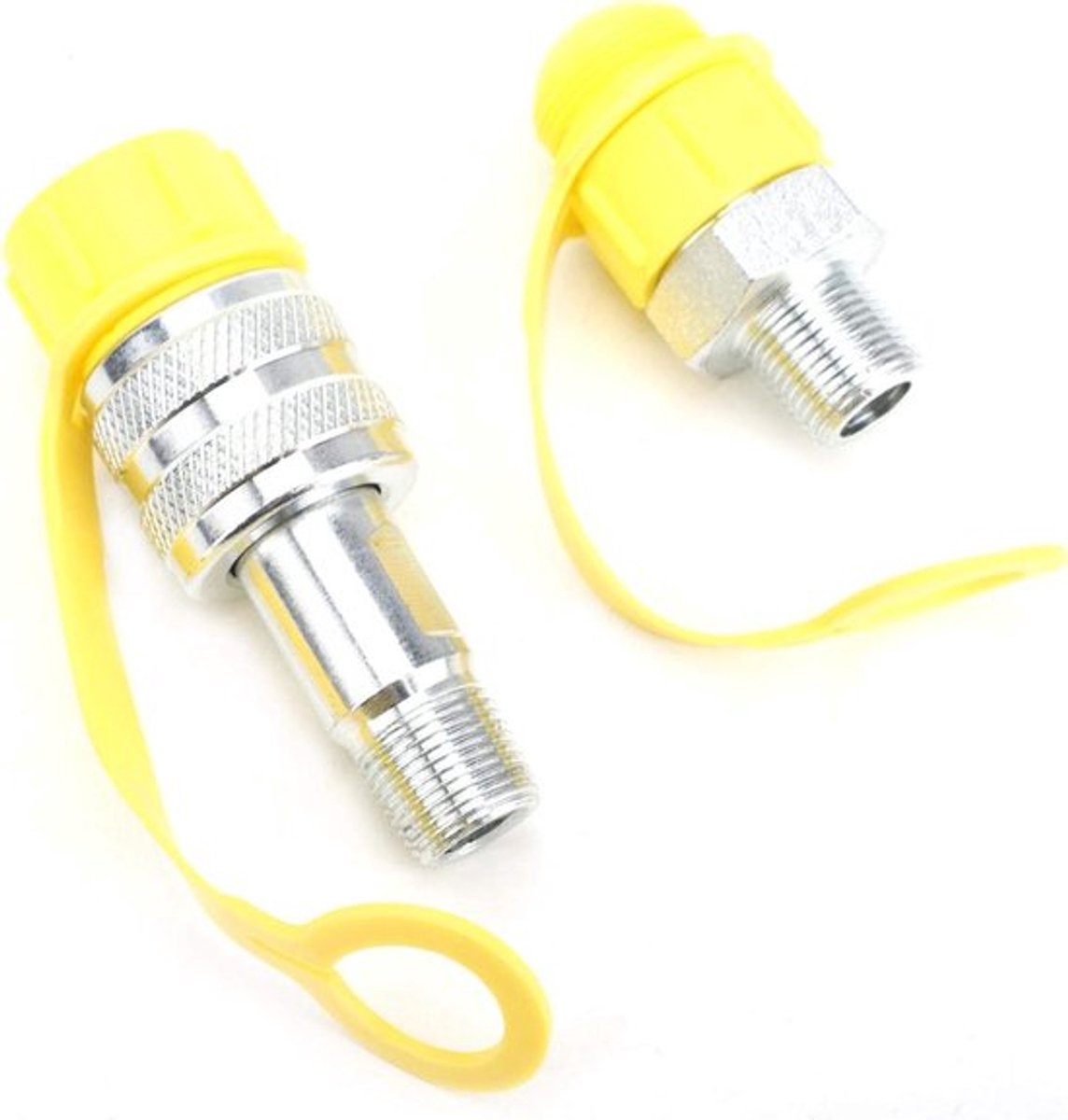 Hydraulische snelkoppelingen set ZG3/8 - 1x snelkoppeling en 1x koppeling voor efficiënt gebruik in hydraulische systemen