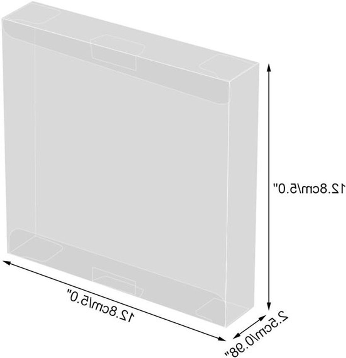 10 Transparante Anti-Stof Beschermhoezen voor Game Cartridge - Bescherming, Opberging en Accessoires voor Gameboy GBA