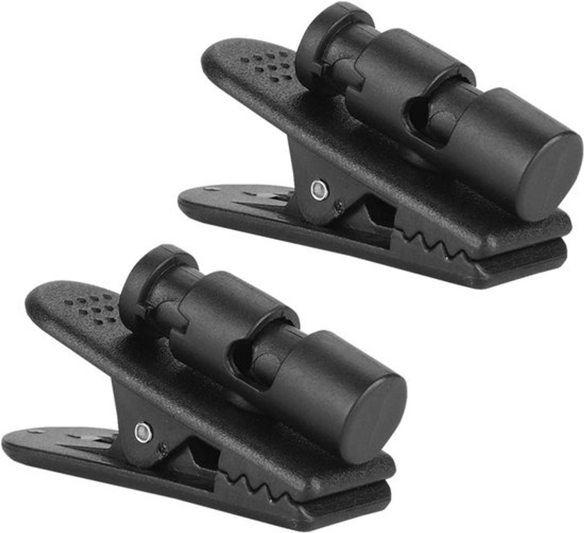 Oordopjes Klemmen voor Kabels - 2 Stuks Zwart, Geschikt voor 2-4 mm Dikke Kabels, Kabel Organizer en Bevestiging