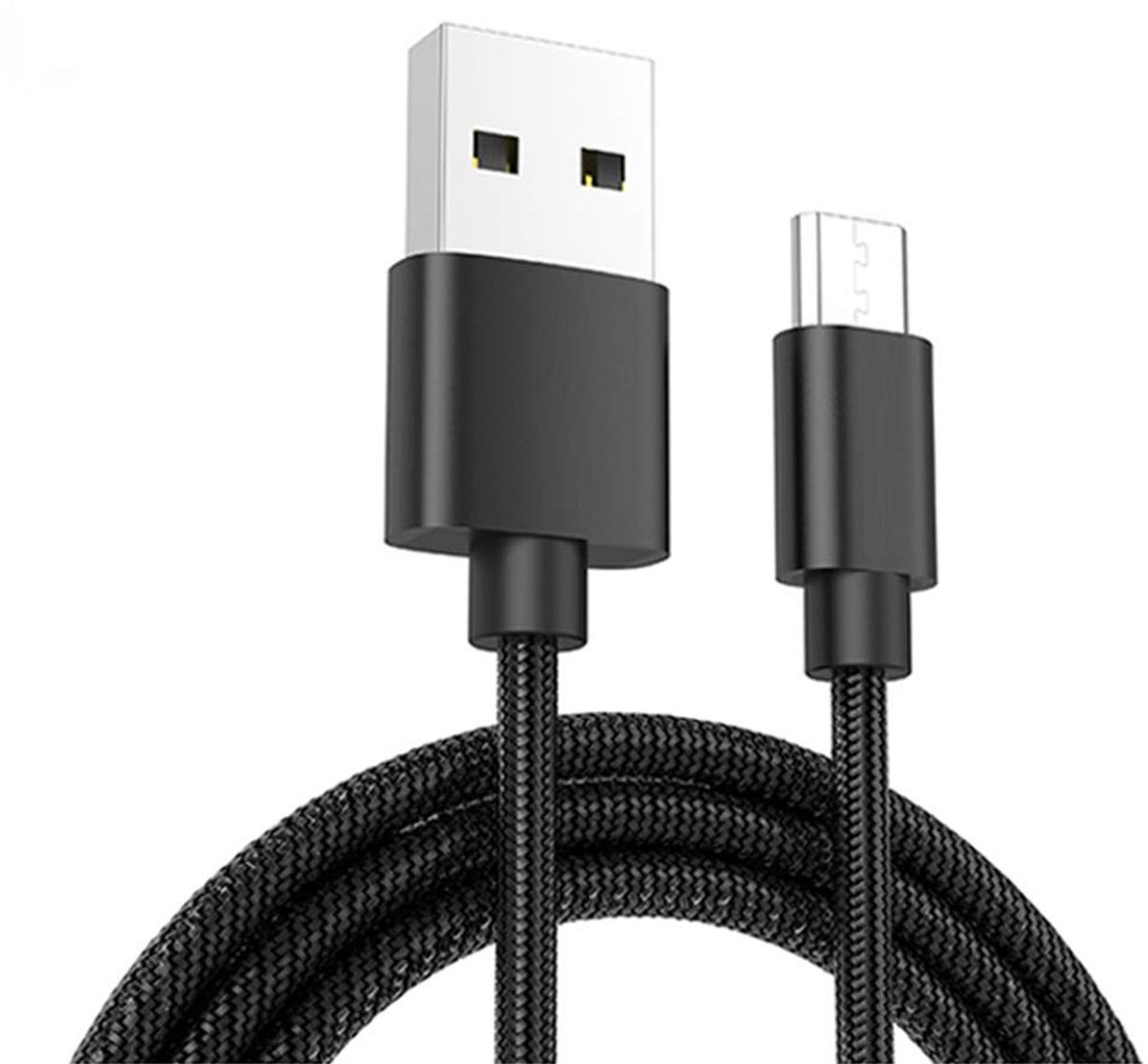 SnelShoppen - Magnetische Oplaadkabel 2 m 360° Rotatie USB Kabel voor Mobiele Telefoon - 3 in 1 Micro USB Type C - Ideaal voor Gaming en Thuisgebruik