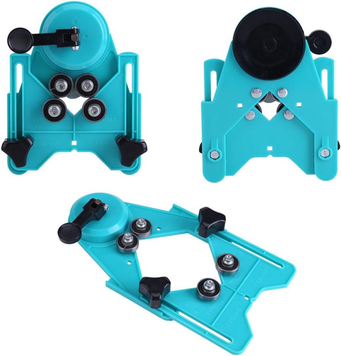 SnelShoppen - Hole Saw Guide, Boor Suction Guide Support, Boorgeleider, 4-80mm Verstelbare Boorgids voor Keramiek, Glas, Marmer, Graniet, Duurzaam Kun