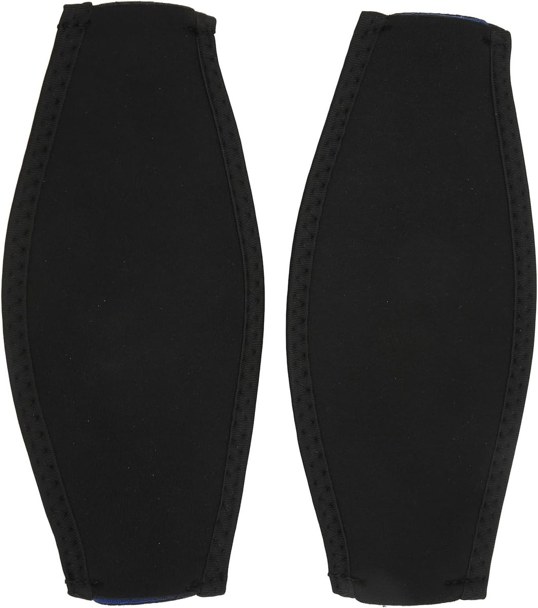 SnelShoppen - 2Pcs Duikmasker Strap, Zwarte Neopreen Materiaal Stabiliserende Duikmasker Strap voor Veiligheid, Bescherming en Comfort voor Mannen en