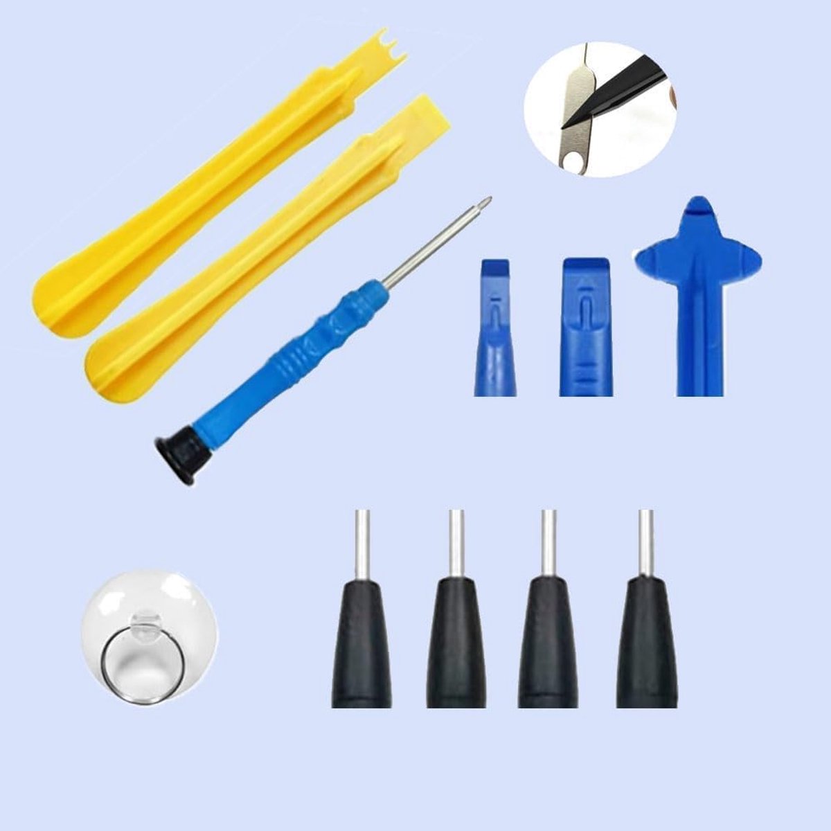 Mobiel gereedschap set 22-delig - precisieschroevendraaierset - openingstools - ideaal voor smartphone reparaties - ShopVlot