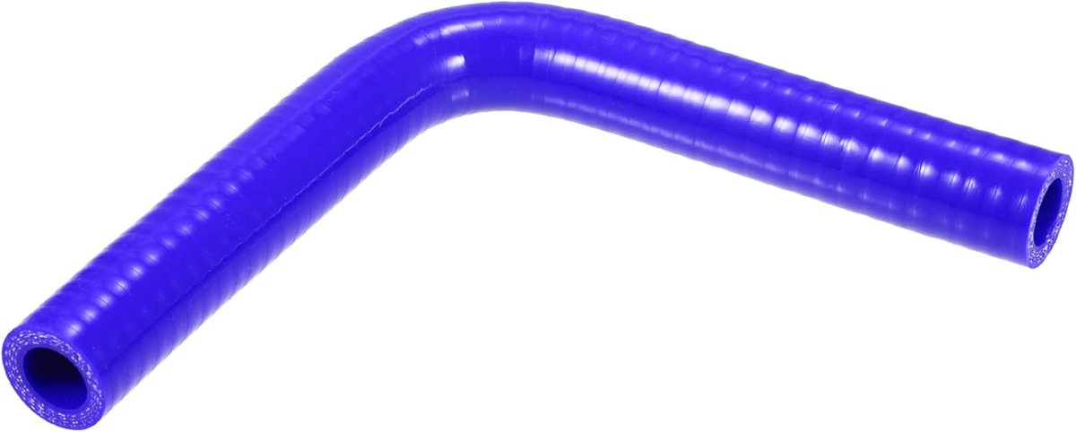 SnelShoppen - Universele 16mm 0.63" ID 90 Graden Auto Koppeling Siliconen Slang Blauw - Duurzaam, Temperatuurweerstand, 150mm Lengte