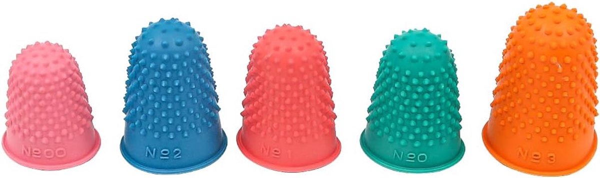 SnelShoppen - 10 Stuks Herbruikbare Rubber Vingerhoedjes - Duurzame Vingerbeschermers voor Sorteren, Geld Tellen, Schrijven - Hoge Temperatuur Weersta