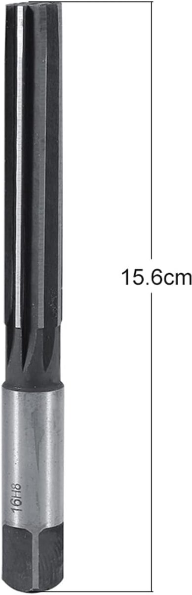 SnelShoppen - Reibahle 16mm Hand Reamer HSS Rechte Schacht Parallel Hand Reamer Voor Engineering Buizenboren Metaalbewerking M 16mm