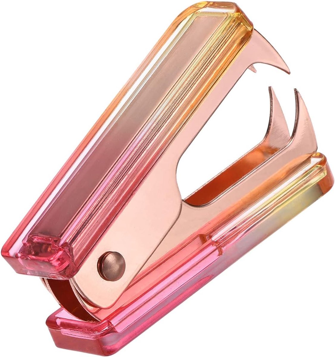 SnelShoppen - Kleurige Paperclips, Heftangen, Verwijderaar voor Paperclips, Ideaal voor Kantoor, Thuis, Bureauaccessoires - 1 Stuk