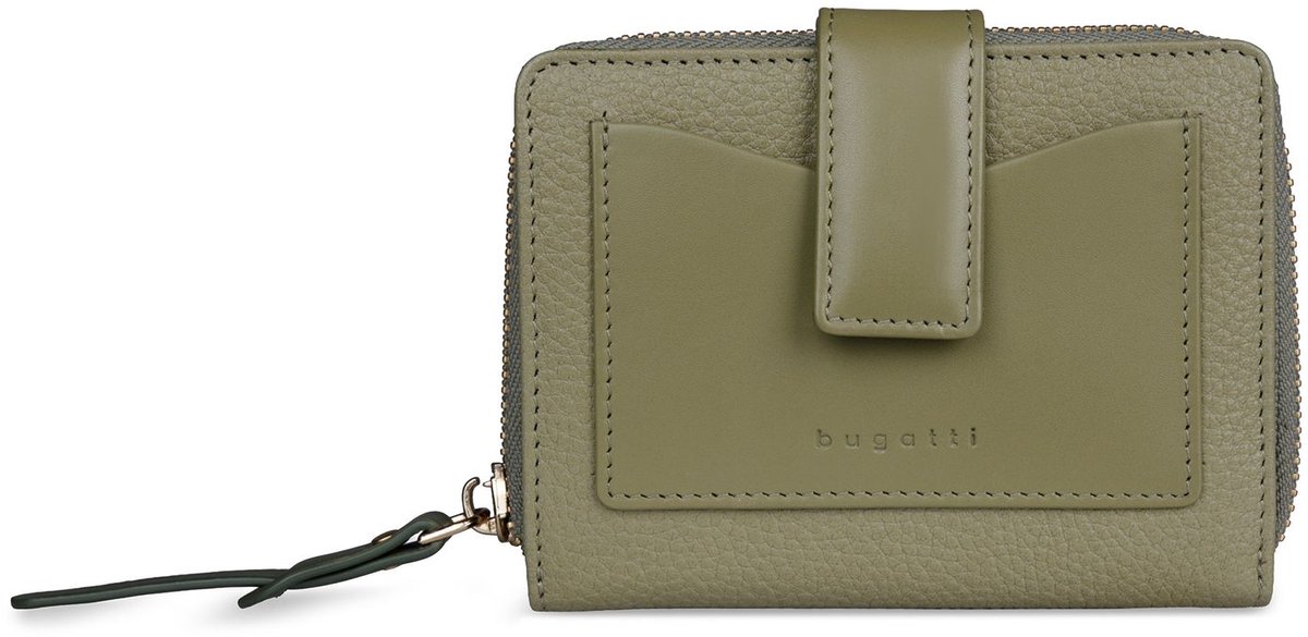 bugatti portemonnee Viola Ladies Zip Wallet Green groen