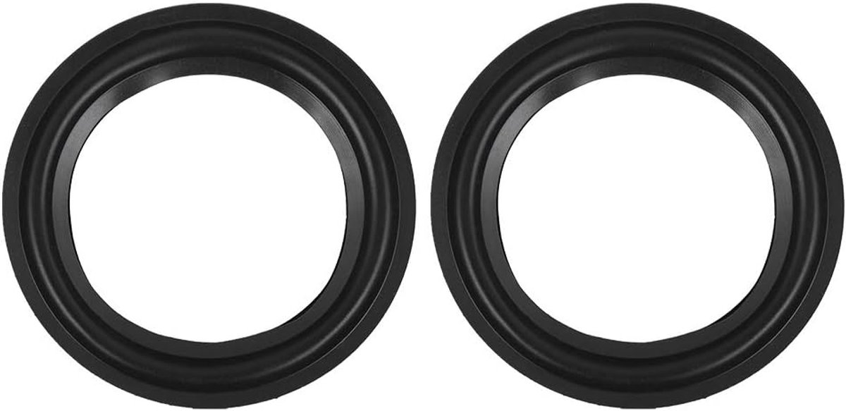 SnelShoppen - Repair Kit 5 inch Speaker Suspension Speaker Surround Reparatie Subwoofer Foam 1 4 inch Rubber Woofer Vervangonderdeel Zwart