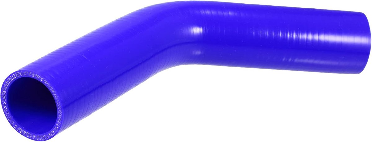 SnelShoppen - Universele 40mm 1.57" ID 45 Graden Auto Koppeling Silicone Slang Blauw - Hoge Temperatuur Weerstand, 150mm Lengte, Geschikt voor Motorve