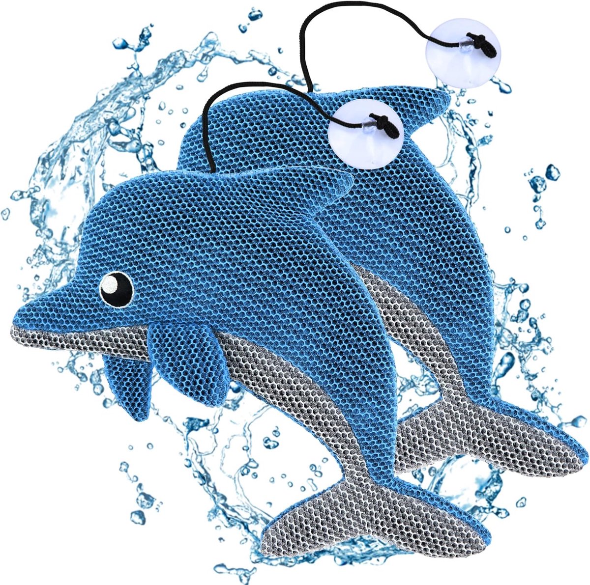 SnelShoppen - Dolphin Foam Stofzuiger voor Whirlpool, Herbruikbare Olie-Absorberende Spons, Drie-Laags Filter, 3D Honingraat Filteraccessoires voor Sp