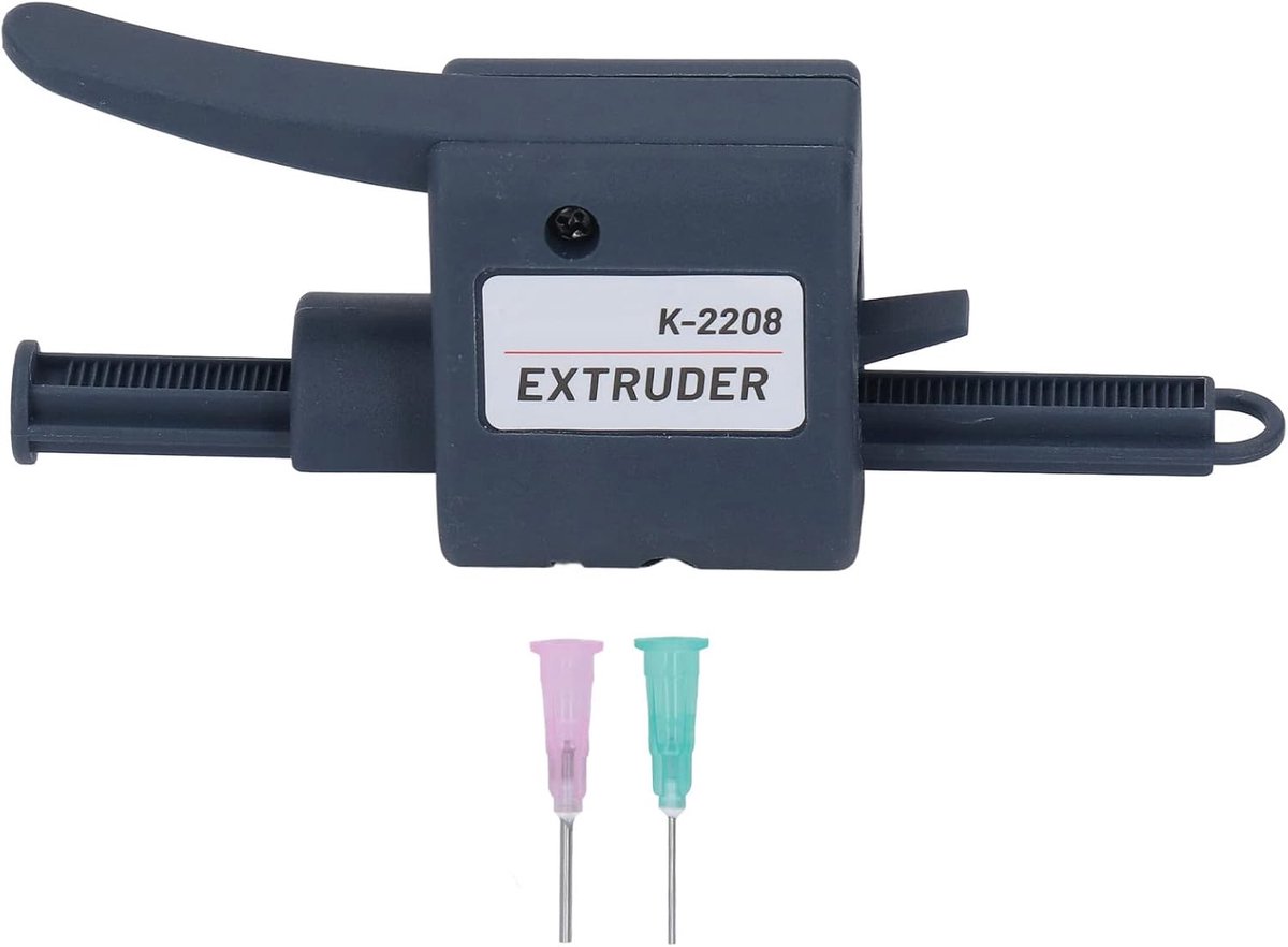SnelShoppen - K2208 Draagbare Soldeerpasta Extruder met 1,3Mm Nozzles Semi-Automatische Soldeerpasta Dispenser voor Precisiewerk en Hobbyprojecten