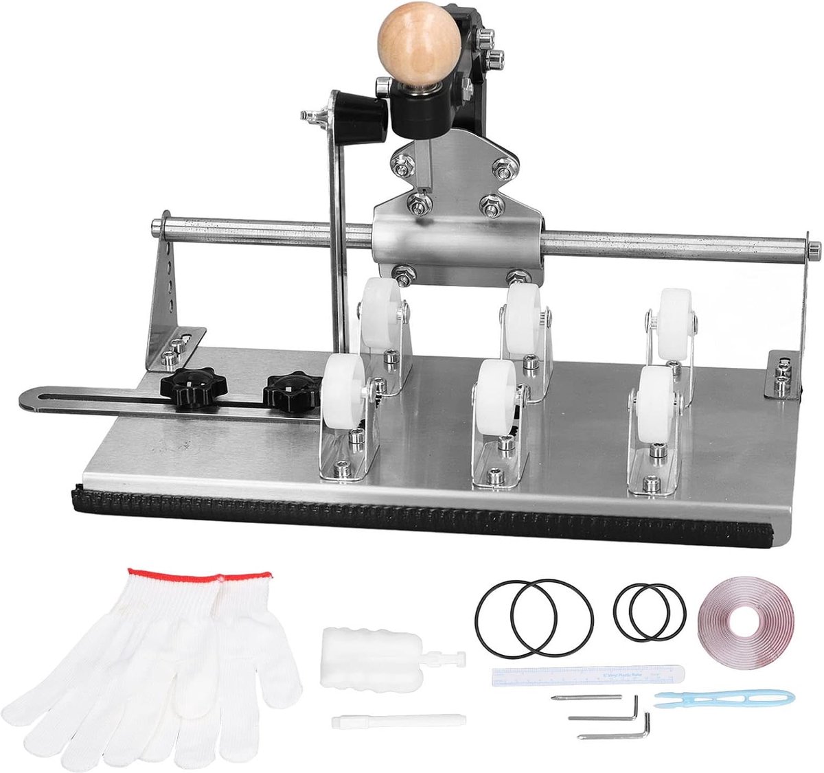SnelShoppen - Glass Bottle Cutter - Fles Snijder voor Rechthoekige en Ronde Flessen - Snijd Dikke Wand van 2~8 Mm - Duurzaam Messing en Wolfraam Carbi