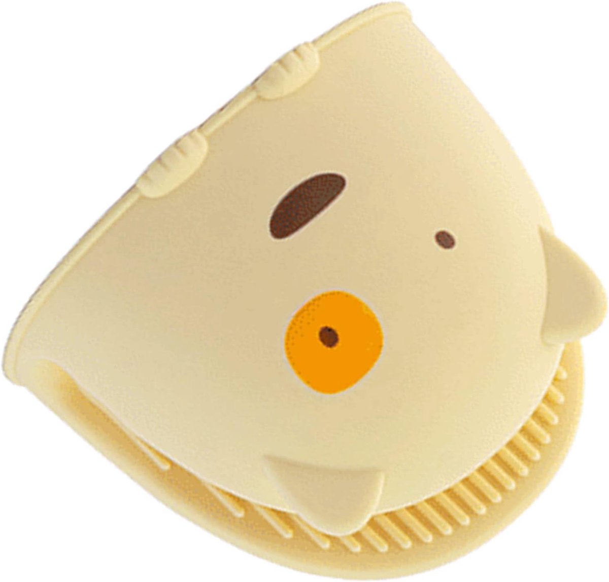SnelShoppen - Silicone Oven Mitts - Schattige Cartoon Mini Ovenwanten - Handbeschermers voor Keuken, Koken, BBQ - Geel - Makkelijk schoon te maken