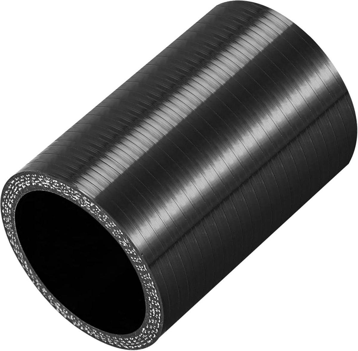 SnelShoppen - Auto Siliconen Koppeling Tube 38mm 1.50" Binnen Diameter 76mm Zwart - Flexibele Slang Voor Auto, Motor, Klusprojecten, Onderhoud