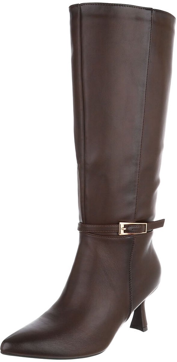Dames laars - hoge schacht en hak - elegant Mt:36