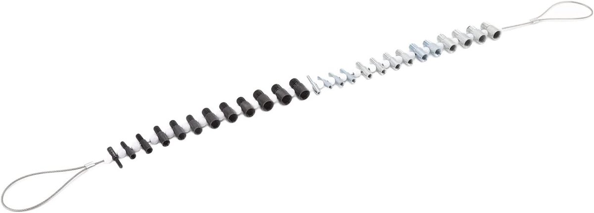 SnelShoppen - Controleer Bouten en Schroefdraad, Snelle Controle Moeren 26 Stuks Mannelijke en Vrouwelijke Schroefdraad Identificatie Tool 14 Inch en