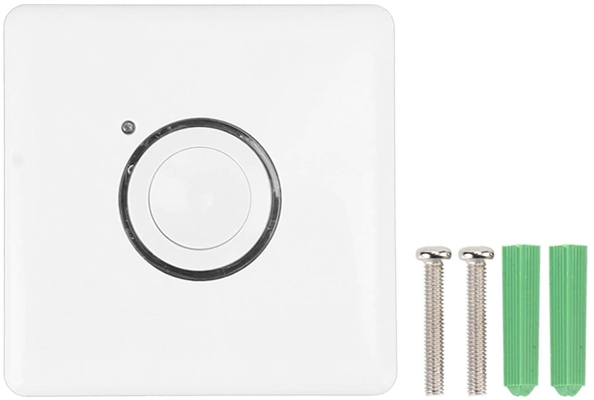 SnelShoppen - Countdown Timer Switch Paneel, 220V Aanraakbediening Wandtimer Schakelaar 2 Minuten tot 2 Uren Instelling 3500W, Compact en Brandwerend