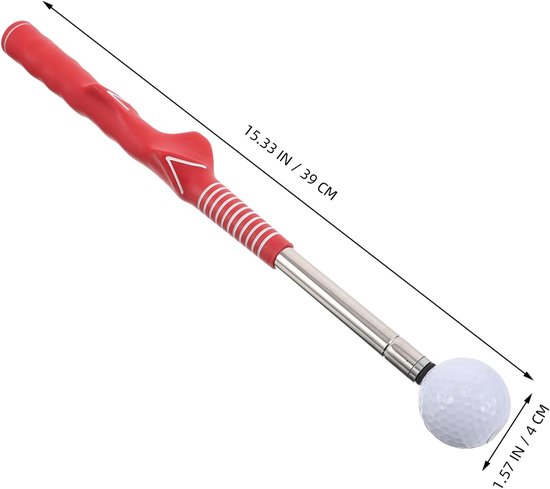 Golf Swing Trainer - Golftrainer Hulpmiddel - Swing Techniek Verbeteren - Intrekbaar met Klikfeedback - 39 cm - Multi van GOLF — afbeelding 5