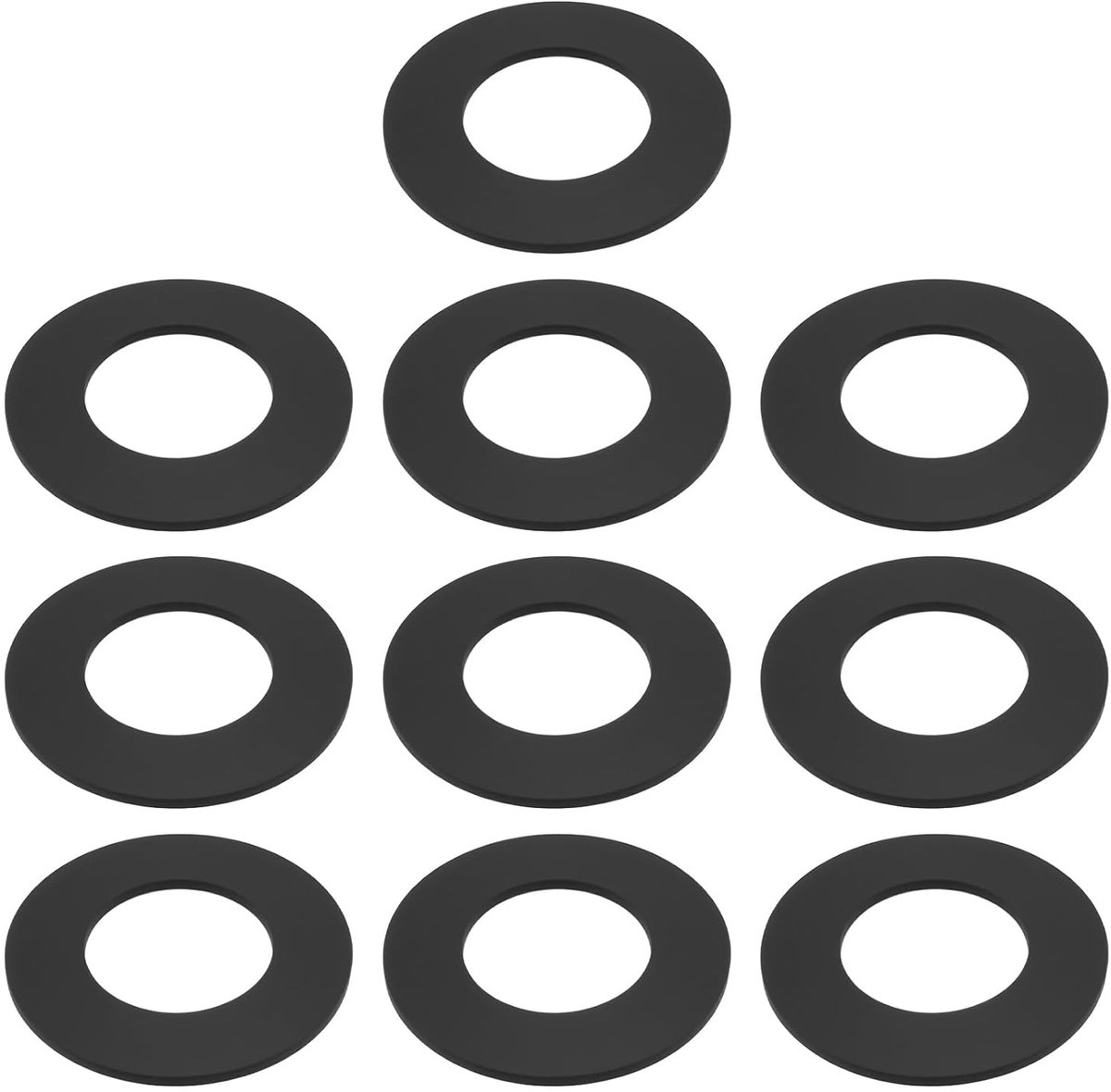 SnelShoppen - 10 Stuks Rubber Washers 48x26x2mm - Vervangingsring voor 3/4 Inch Pillar Taps Bad - Duurzame Waterdichte Afdichting