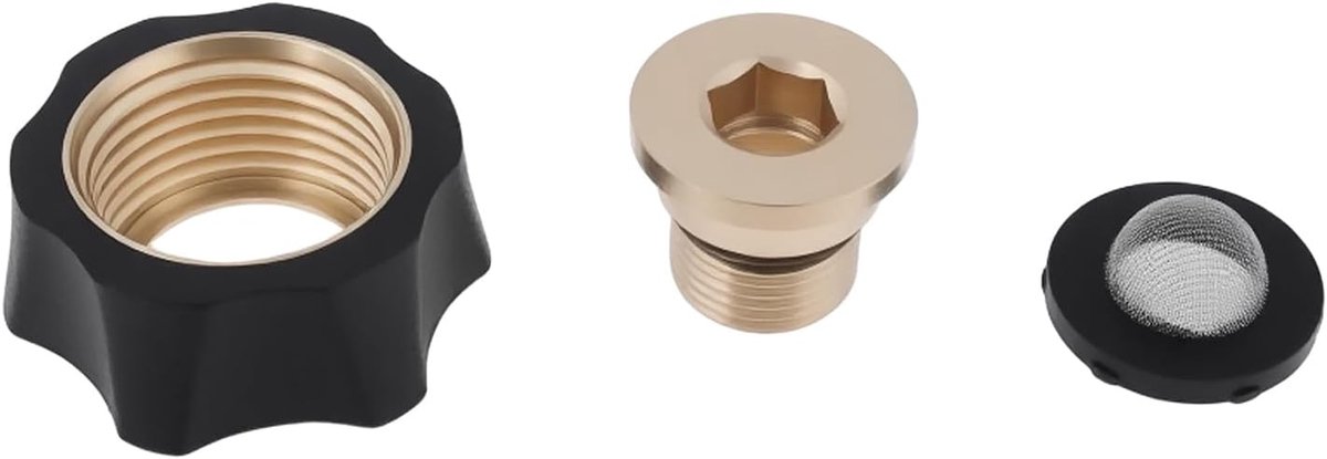 SnelShoppen - High Pressure Washer Pomp Inlaat Accessoire 7112362 Mannelijke 3/8" Vrouwelijke 3/4" Compatibel met Hogedrukreiniging