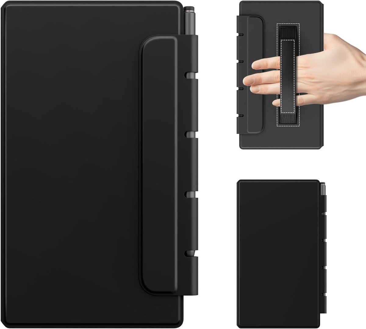 SnelShoppen - MoKo Hoes voor Remarkable Paper Pro Move 2025 7.3" - Lichtgewicht Ultra-Dunne Magnetische Bescherming met Brede Pen Clasp, Handriem, Aut