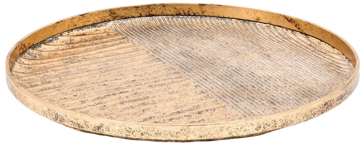 Centre de table Raquel rond D.48,5cm doré