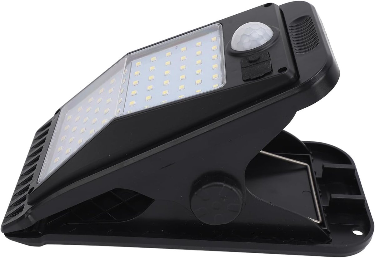 SnelShoppen - Buitenverlichting op zonne-energie, IP65 Bewegingssensor, Zonne Lampen voor Veranda, Tuin, Terras, Garage, Energiezuinige Clip-on Verlic