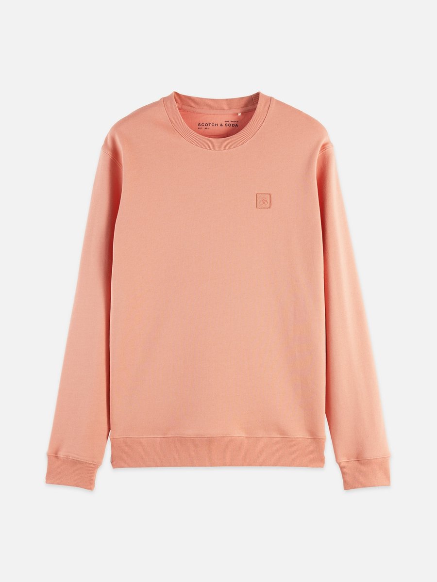 Scotch & Soda Seasonal Core Logo Badge Regular-Fit Sweatshirt
