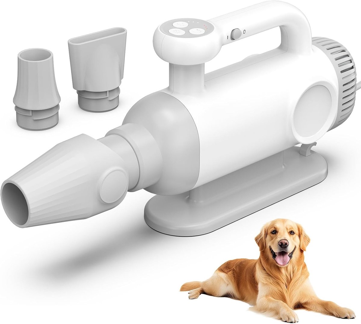 Hondenföhn - 2200 Watt - Compacte Blower met 3-Traps Instelling - Voor het Droogmaken van Huisdieren