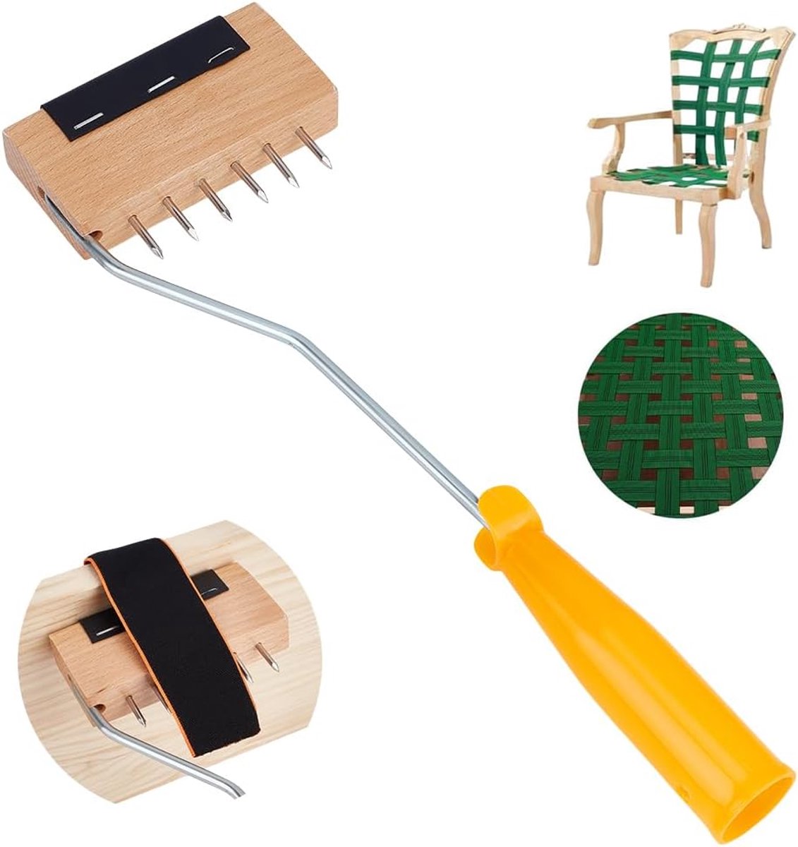 SnelShoppen - Webbing Stretcher Stretching Tool, Webbing Puller Stretcher, Meubelherstel Gereedschap, Lever Ontwerp, Ideaal voor Leefruimte, 32.7 x 10