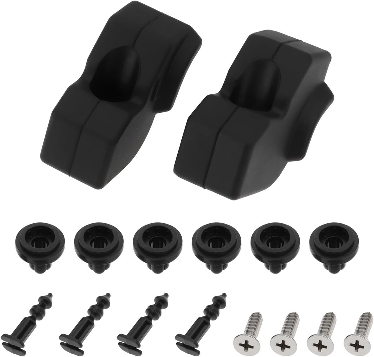 SnelShoppen - Achterklep Limiet Buffer Pad Kit met Clips en Schroeven voor Ford F-150 2015-2020, Geluiddempende Rubber, Weerbestendig, 1 Set