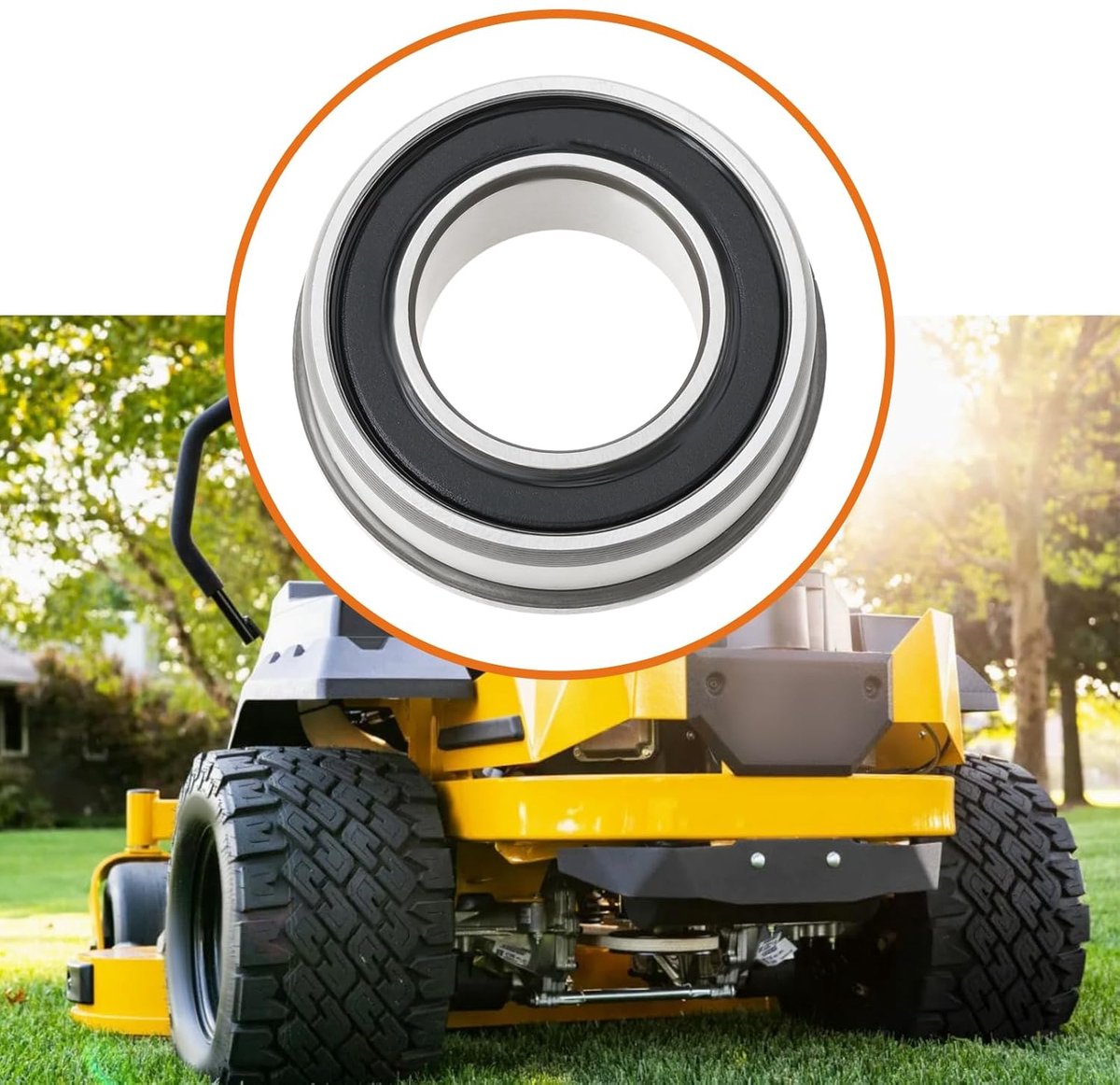 2Pcs Lawn Mover Front Wheel Bearings 604845 19x35/38x13mm Compatible with Raptor SD SDX XD XDX FASTRAK - ShopVlot