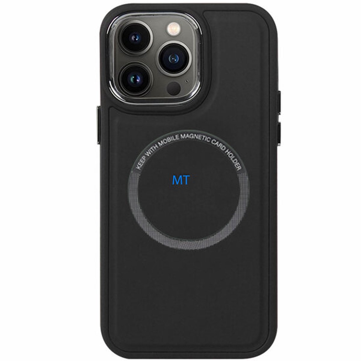 Lavann Magsafe Leather Case For IPhone 11 Pro Max - Zwart / Black