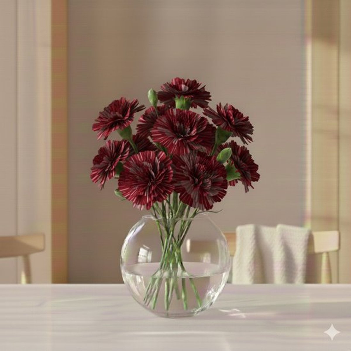Roodwitte Dianthus of Anjers | Lengte 70 centimeter | Dianthus Wine Cover | Per 20 verse bloemen