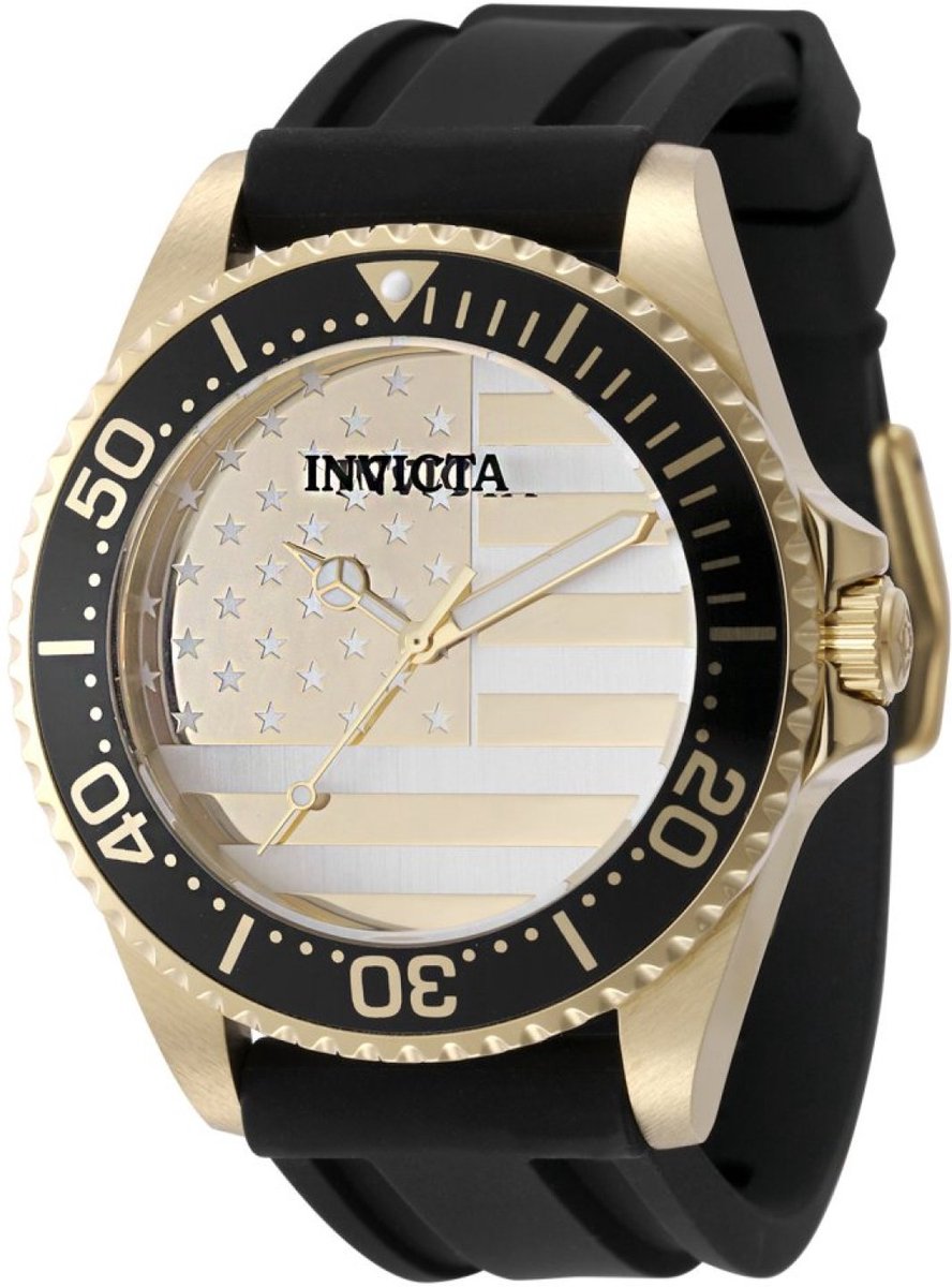 Invicta Pro Diver 50419 Heren Quartz Horloge - 45 mm