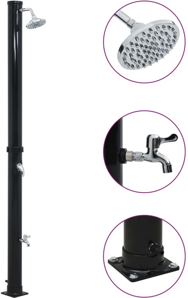 Buitendouche - Tuindouche - Voor Tuin - Camping - Zwembad - Zwart