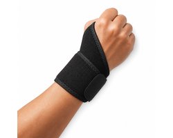 MR. PANACHE Polsbrace - Polsbrace rechts - Polsbrace links - Polsband - Polsbraces - CTS Polsbandage - Duimbrace - RSI pols brace - Universele Polssteun - Hand brace sports - Krachttraining - Polsbeschermers - Zwart