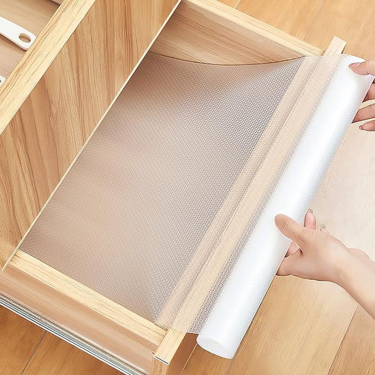 Antislipmat - Lademat - Keukenlade beschermer - Anti Slip Bescherming - Ondertapijt - kastpapier voor keukenkasten, plankkast, ladebekleding, koelkast, planken - 30 x 200 cm