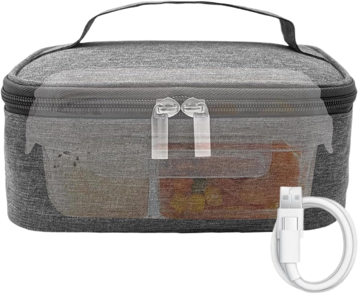 Elektrische Lunchbox - Verwarmde Tas - Maaltijden Opwarmen - 3 Temperatuurinstellingen - 21 x 16.5 x 7.5 cm - Niet gespecificeerd