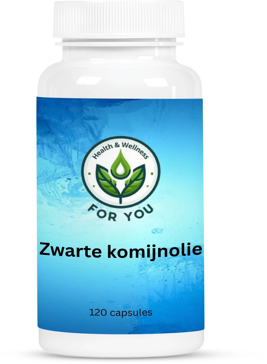 Black Seed Oil - 120 Capsules - Geschikt voor vegetariërs en veganisten
