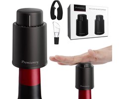 Premiumsy Vacuüm Wijnstopper Set – 2 stuks – Wijn Vacuümpomp