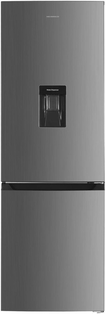 Heinner HCNF-HM291INVXWDD Koel-vriescombinatie – 291 L – Total No Frost – Inverter Compressor – Energieklasse D – Instelbare Thermostaat – LED-verlichting – RVS – 185 cm – 5 Jaar Garantie