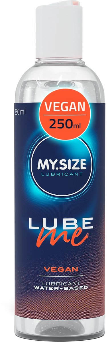 MY.SIZE Lube Me Premium Glijmiddel vegan 250 ml I Glijmiddel zonder dierlijke ingrediënten I Glijmiddelgel op waterbasis I Glijmiddelgel geschikt voor toys & latex condooms