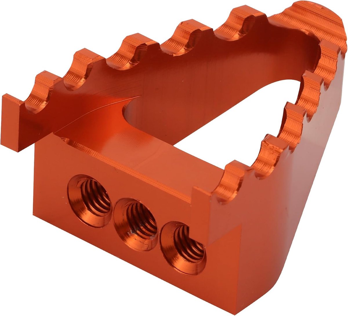 SnelShoppen - Motorcycle Voetsteun Pedalen Ondersteuning CNC Aluminium Vervanging voor Dirt Pit Bike - Oranje - Hoogwaardige Onderdeel voor Yaxiang Zu
