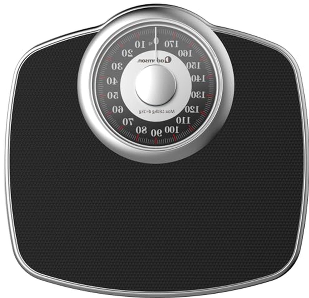 Persoonlijke Weegschaal - Analoge Schaal - Gewicht Bijhouden - Geen Batterijen Nodig - Tot 180 kg - Zilver