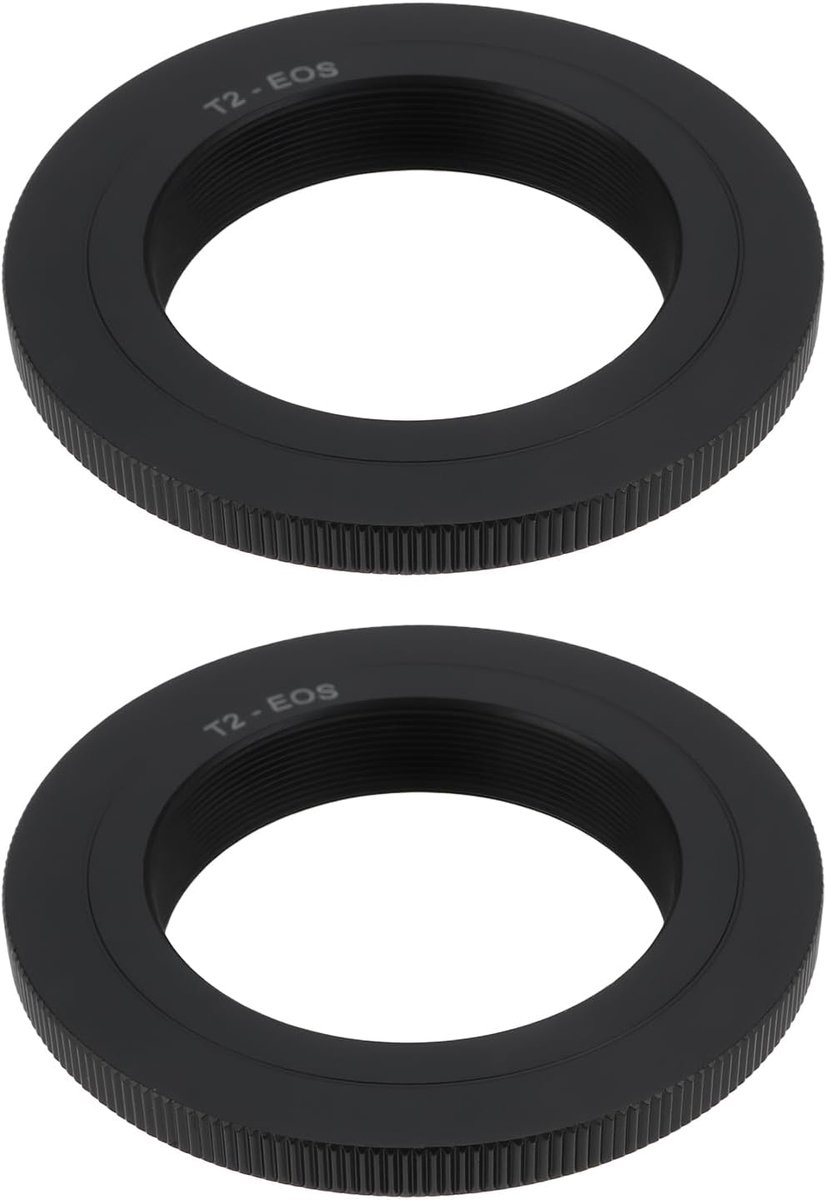 Create idea 2pcs T/T2 Lens Mount Adapter Compatible with Canon EOS EF DSLR 760D/50D/600D/1100D Lenses - ShopVlot
