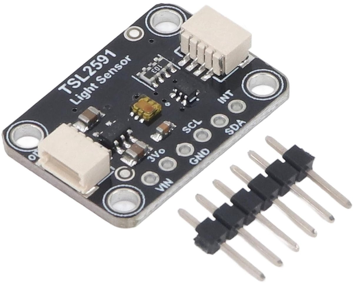 SnelShoppen - TSL2591 Veelzijdige Sensor Module voor Lichtomstandigheden, Hoge Gevoeligheid en I2C Interface, Ideaal voor Projecten en Experimenten