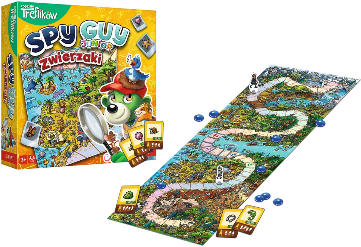 Spy Guy Junior Familiespel Dieren Trefl 02595