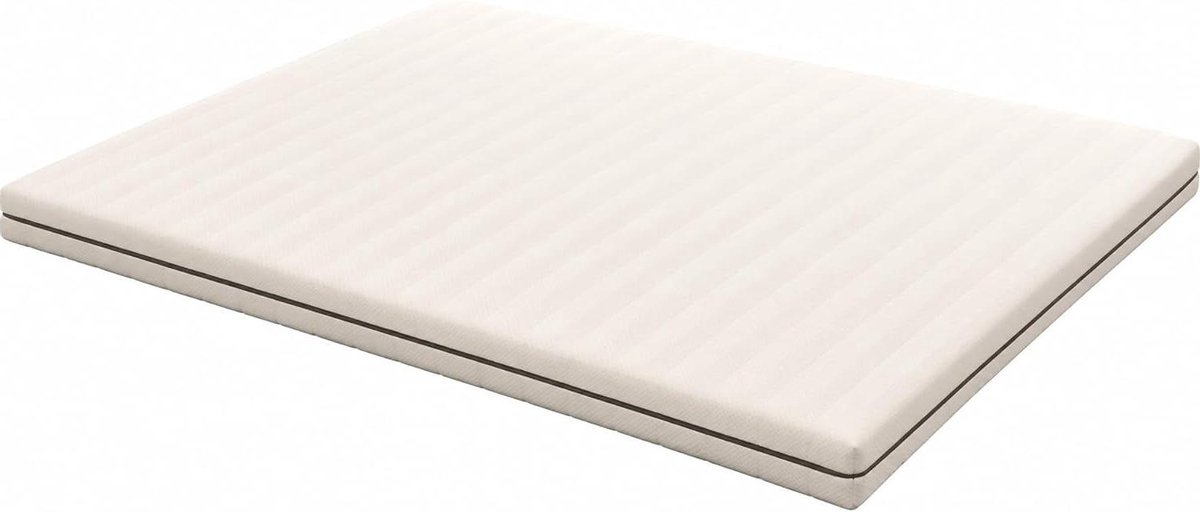 Koudschuim Matras - Ledikant Matras - Comfortabel Slapen - Organisch Katoen Hoes - 75x95 cm - Wit